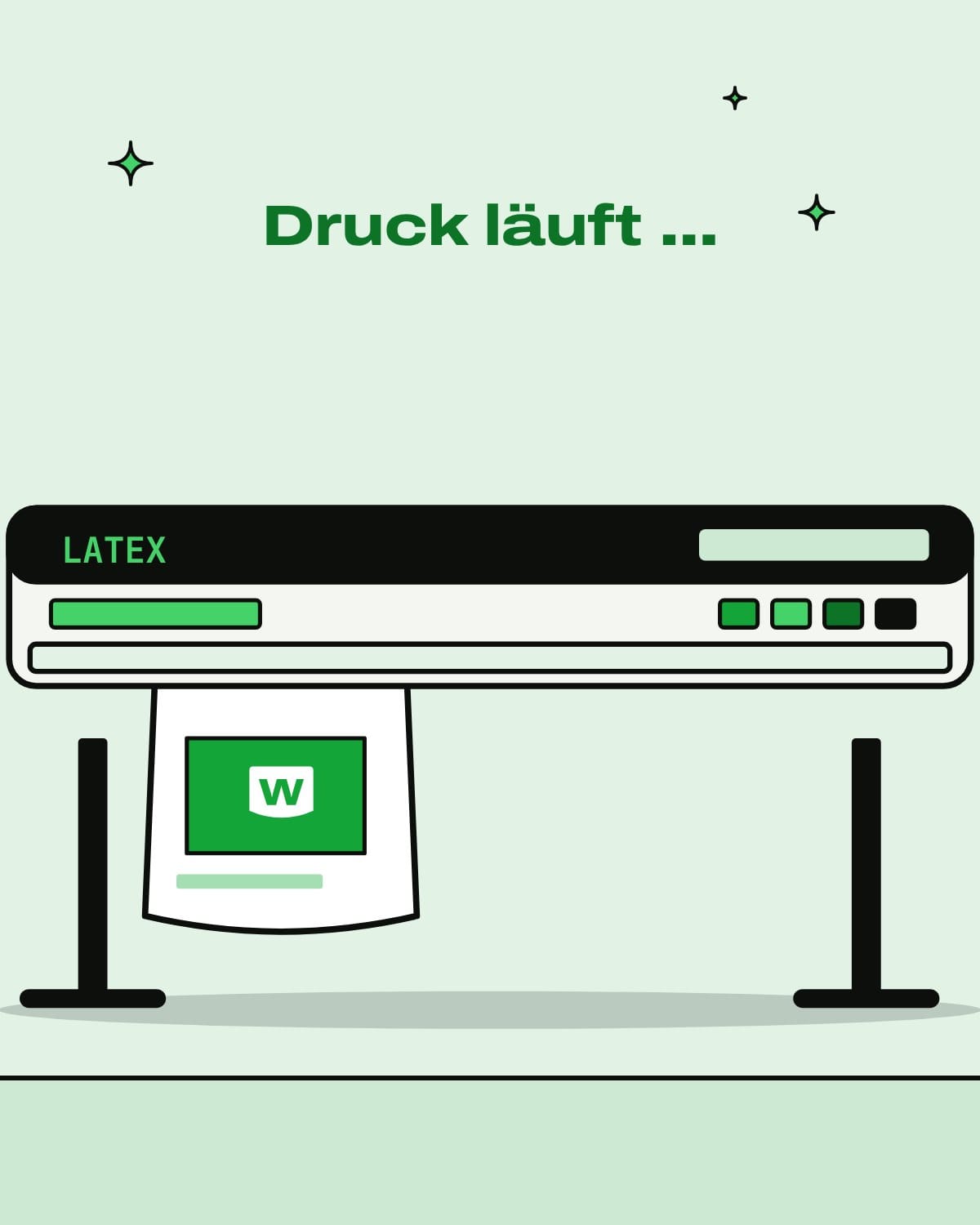 HP-Latex-Drucker beim Druck einer Folie